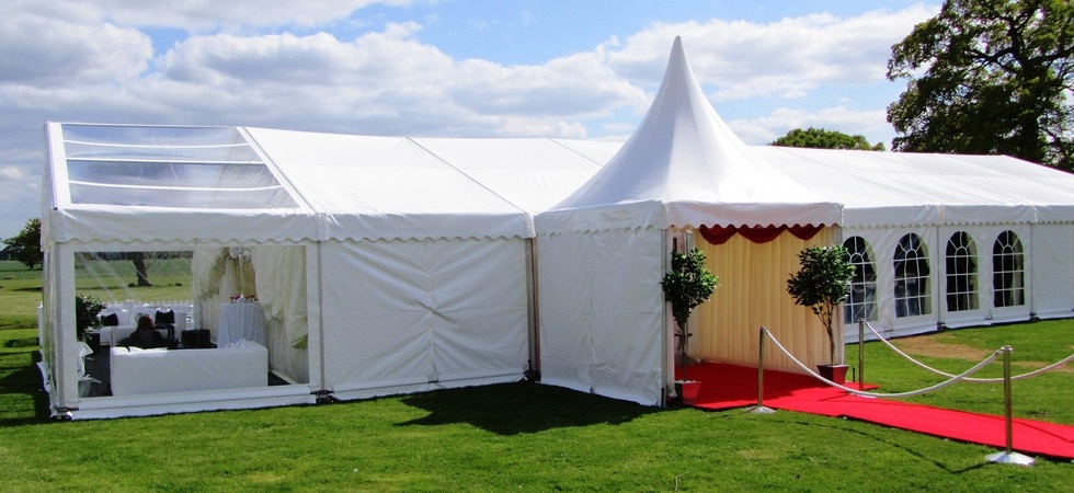 transparent wedding party tent 